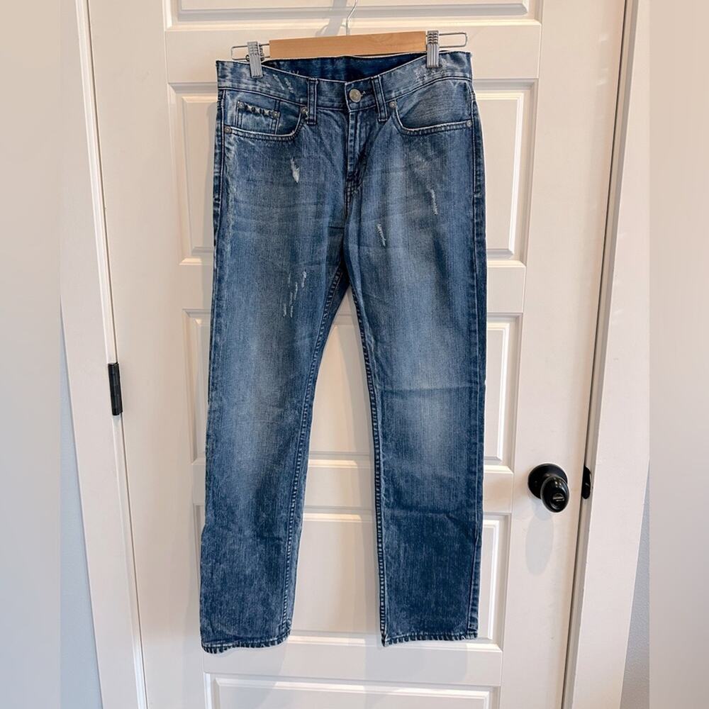 Bullhead Men’s Dillon Skinny Studded Denim Jeans 29x30